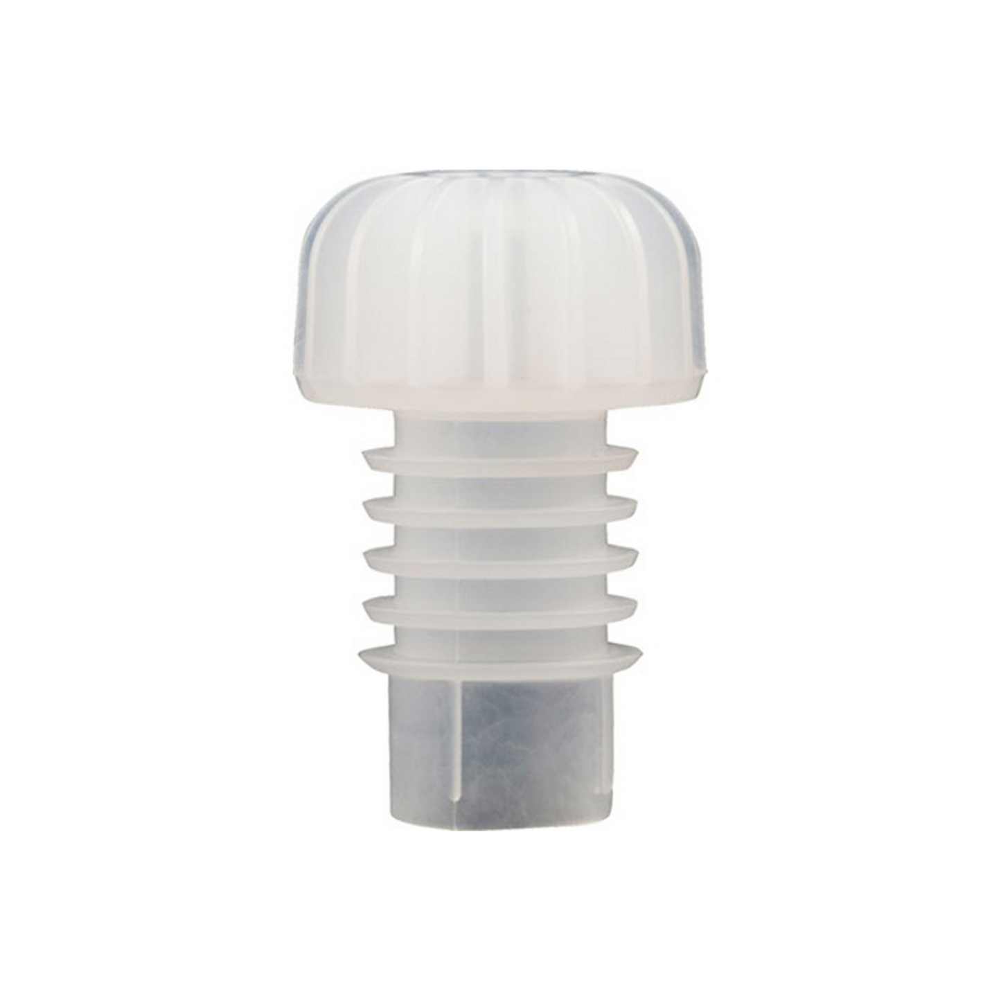 Champagne Stoppers - White Plastic 100ct