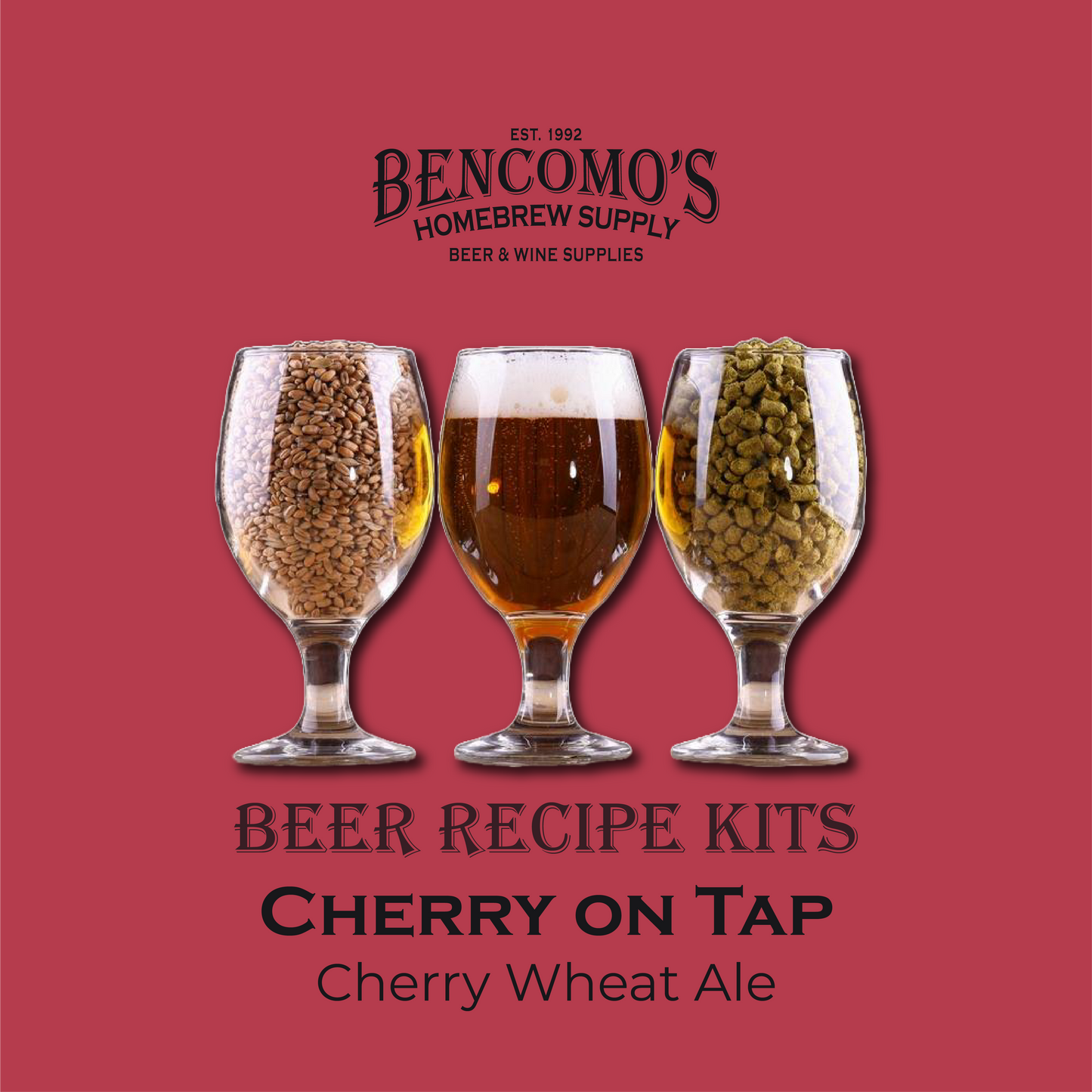 Cherry on Tap - Cherry Wheat Ale | Beer Recipe Kit