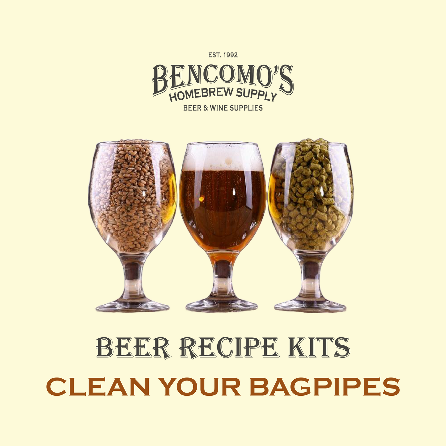 Clean Your Bagpipes | Beer Recipe Kit