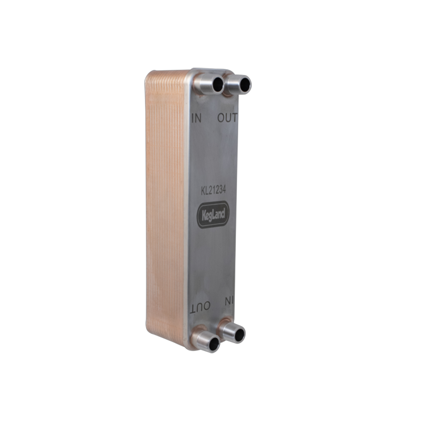 Plate Heat Exchanger 315 mm x 73 mm x 73 mm - 1/2" Male