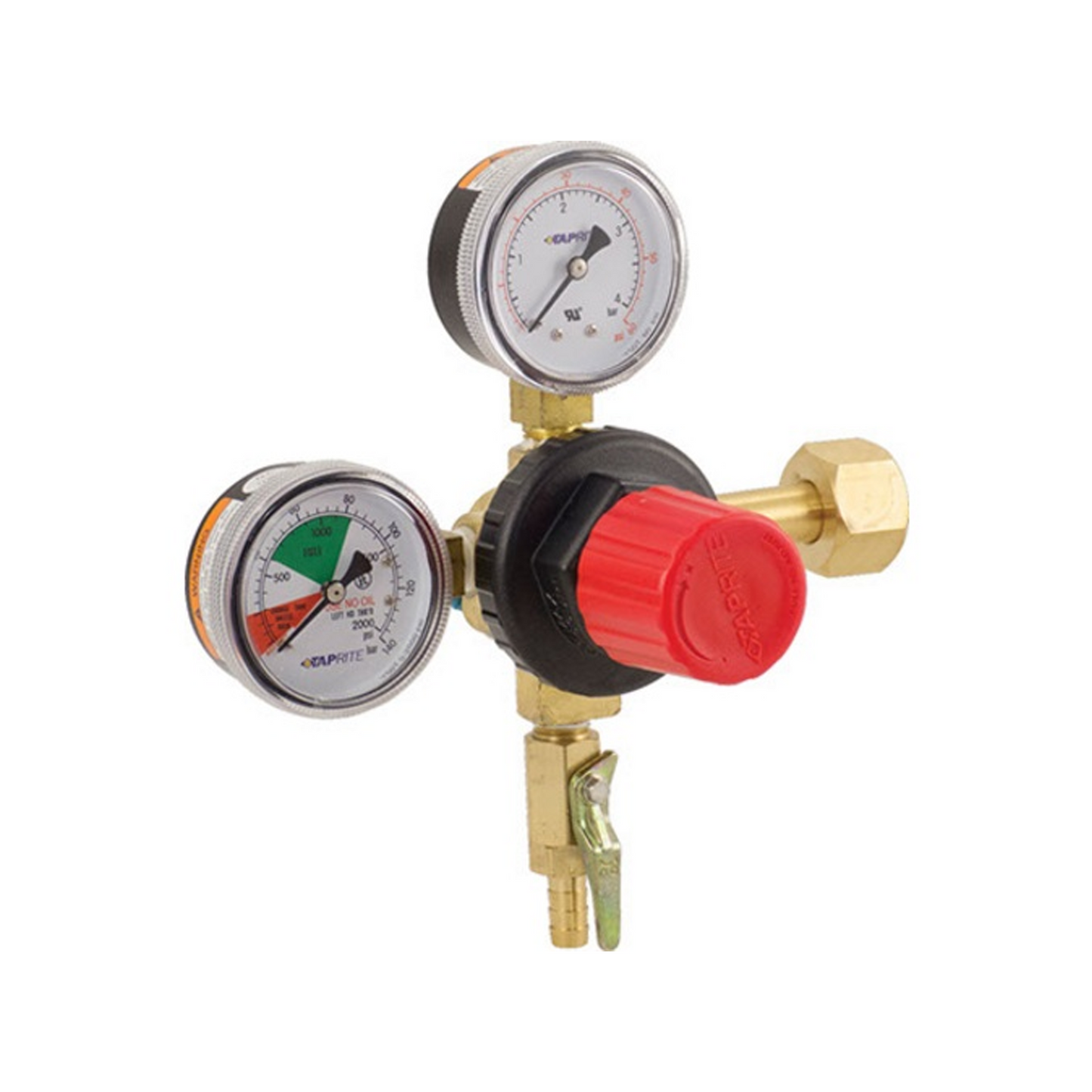 TAPRITE DUAL GAUGE CO2 REGULATOR PREMIUM