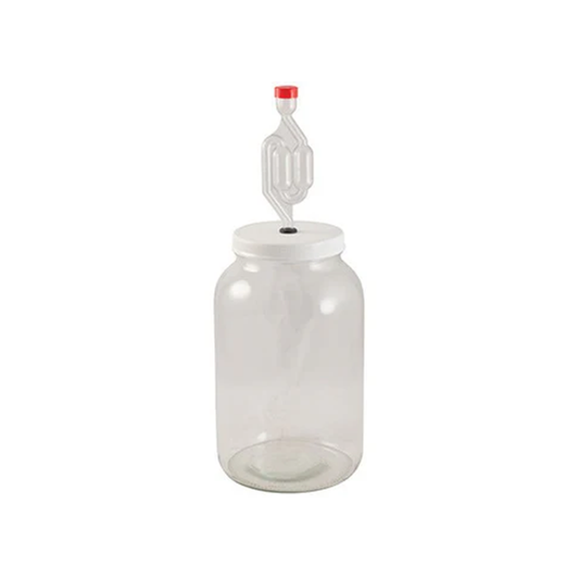 Glass Fermenter Kit | One Gallon | With S-Shaped Airlock