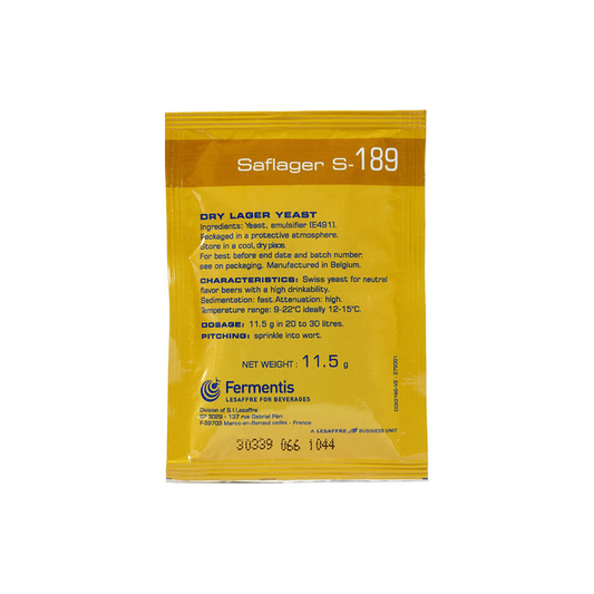 Fermentis  SafLager™ S-189 Lager  Dry Beer Yeast